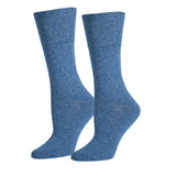 Chaussettes pour diabétiques – Bleu clair chiné / 1 paire