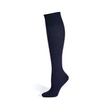 Chaussettes de compression en piqué de coton – Bleu marine / 1 paire