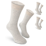 Chaussettes anti-tiques et anti-moustiques – Gris clair chiné / 3 paires