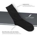 SAFERSOX Originals – Schwarz / 3 Paar