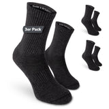 Chaussettes de sport avec protection anti-tiques et anti-moustiques – Anthracite / 3 paires