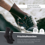 Chaussettes de sport avec protection anti-tiques et anti-moustiques – Anthracite / 3 paires