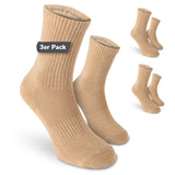 Chaussettes de sport avec protection anti-tiques et anti-moustiques – Beige / 3 paires