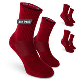 Chaussettes de sport avec protection anti-tiques et anti-moustiques – Bordeaux / 3 paires