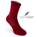 Chaussettes de sport avec protection anti-tiques et anti-moustiques – Bordeaux / 3 paires