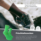 Anti-Zecken & Mückenschutz Sportsocken – Grasgrün / 1 Paar