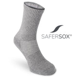 Chaussettes de sport avec protection anti-tiques et anti-moustiques – Gris chiné / 1 paire