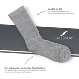 Chaussettes de sport avec protection anti-tiques et anti-moustiques – Gris chiné / 1 paire