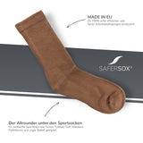 Chaussettes de sport avec protection anti-tiques et anti-moustiques - Moka / 3 paires