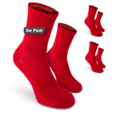 Sportsocken – Rot / 3 Paar