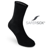 Chaussettes de sport avec protection anti-tiques et anti-moustiques – Noir / 3 paires