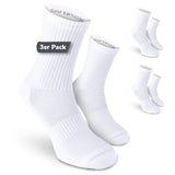 Chaussettes de sport avec protection anti-tiques et anti-moustiques – Blanches / 3 paires