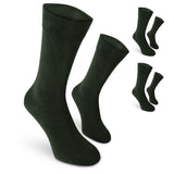 Chaussettes anti-tiques et anti-moustiques – Vert olive / 3 paires